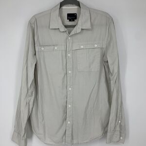 Tavik Modern Beach Culture Mens Medium Shirt Button Front Vacation Preppy Cotton